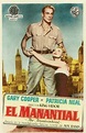 El manantial (The Fountainhead) 1949 de King Vidor | Carteles de cine ...