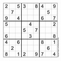 Printable Hard Sudoku