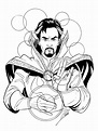 Doctor Strange And His Power Coloring Page - Free Printable Coloring ...