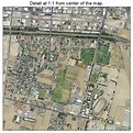 Aerial Photography Map of Hanford, CA California