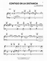 Contigo En La Distancia Sheet Music | Luis Miguel | Piano, Vocal ...