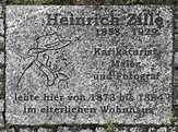 Gedenktafeln in Berlin: Heinrich Zille