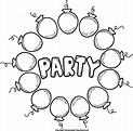 Free Pool Party Clip Art Black And White, Download Free Pool Party Clip ...