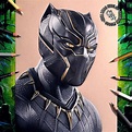 Pin by Ellie Graber on Characters and FanArt | Black panther drawing ...