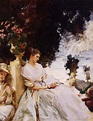 In the Garden Corfu Painting | John Singer Sargent Oil Paintings