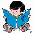 Child Reading Book Cartoon - ClipArt Best