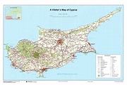 Cyprus Tourist Map - Cyprus • mappery