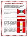 Historia de La Bandera Del Perú | Símbolos nacionales | Bandera