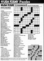 Usa Today Crossword Puzzles To Print - Printable Crossword Puzzles Online