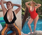 Hayley Hasselhoff shows off her curves to woo her fans ...