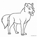 Dibujos de Lobos para colorear - Páginas para imprimir gratis