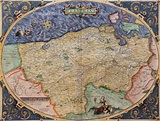 Flandria or Flanders by Abraham Ortelius (Theatrum Orbis Terrarum)