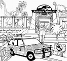 Jurassic World Coloring Pages - Dibujo Para Imprimir - Printable ...