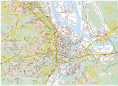 Stadtplan von Danzig | Detaillierte gedruckte Karten von Danzig, Polen ...