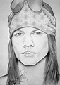 Axl+Rose+por+EvelinLang | Dibujos realistas a lapiz, Dibujos de famosos ...