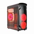 Case Gamer Speedmind Mid-Atx /Ventana Lateral /4 Fan LED Rojo - Nimavi ...