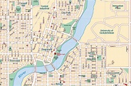 Saskatoon Saskatchewan Tourist Map - Saskatoon Saskatchewan • mappery