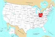 Where Is Ohio Located • Mapsof.net