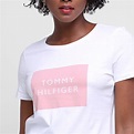 Camiseta Tommy Hilfiger Estampada Feminina - Branco | Netshoes