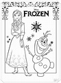 Dibujos Para Colorear Frozen Para Imprimir