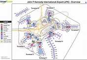 New York - John F Kennedy International (JFK) Airport Terminal Maps ...