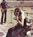Nick Mason and Roger Waters looking like rockstars in Pompeii 1972 ...