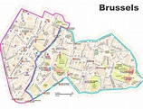 Brussels Map Of Europe - United States Map