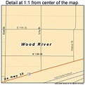 Wood River Nebraska Street Map 3153660