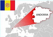 Andorra Mapa Mundial
