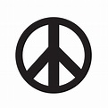 Peace sign icon vector illustration 575826 Vector Art at Vecteezy