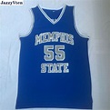 2020 NCAA Memphis State Tigers Penny #25 Hardaway Jerseys Stitched #55 ...
