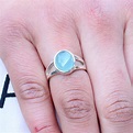 Aquamarine Ring 925 Sterling Silver Jewelry Natural - Etsy UK