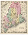 Old Maps of Maine - Small State Maps