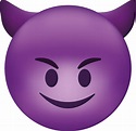 mal diablo emojis contento púrpura emoticon con diablo cuernos 22932671 ...
