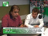 CARLOS PORTELL Y MARCOS ACUÑA EN CÓDIGO BANFIELD RADIO PARTE 4 29-9 ...