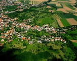 Luftbild Bad Boll - Dorfkern am Feldrand in Bad Boll im Bundesland ...