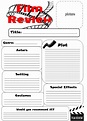 Writing a film review worksheet template modeling