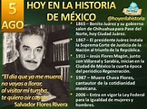 EFEMÉRIDES MEXICANAS: 5 DE AGOSTO