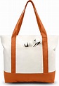 Amazon.ca: tote bags with zipper