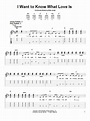 I Want To Know What Love Is by Foreigner - Easy Guitar Tab - Guitar ...