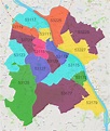 Bonn Postleitzahlen Karte - AtlasBig.com