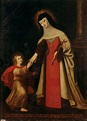 Portrait de sainte Jeanne de France (1464-1505) de anonyme ...