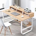 【AOTTO】北歐現代簡約桌上收納U型腿書桌(辦公桌 電腦桌) | 桌寬91~120cm | Yahoo奇摩購物中心
