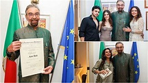 Kabir Bedi Receives Italy's Highest Honour and Attends Event with ...