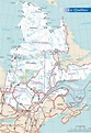 Quebec Road Map Printable