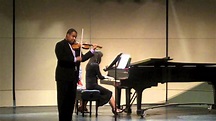 Ilmar Gavilan, Violin - Handel Sonata in D Major 1st and 2nd movement ...