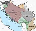 Axis partion of the kingdom of Yugoslavia (1941-1943) [1,047 × 894] : r ...