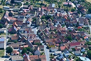 Werneck von oben - Ortsansicht in Werneck im Bundesland Bayern, Deutschland