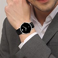 Movado | Movado Museum Classic Automatic Black Leather Strap Watch With ...