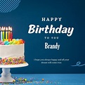 100+ HD Happy Birthday brandy Cake Images And Shayari